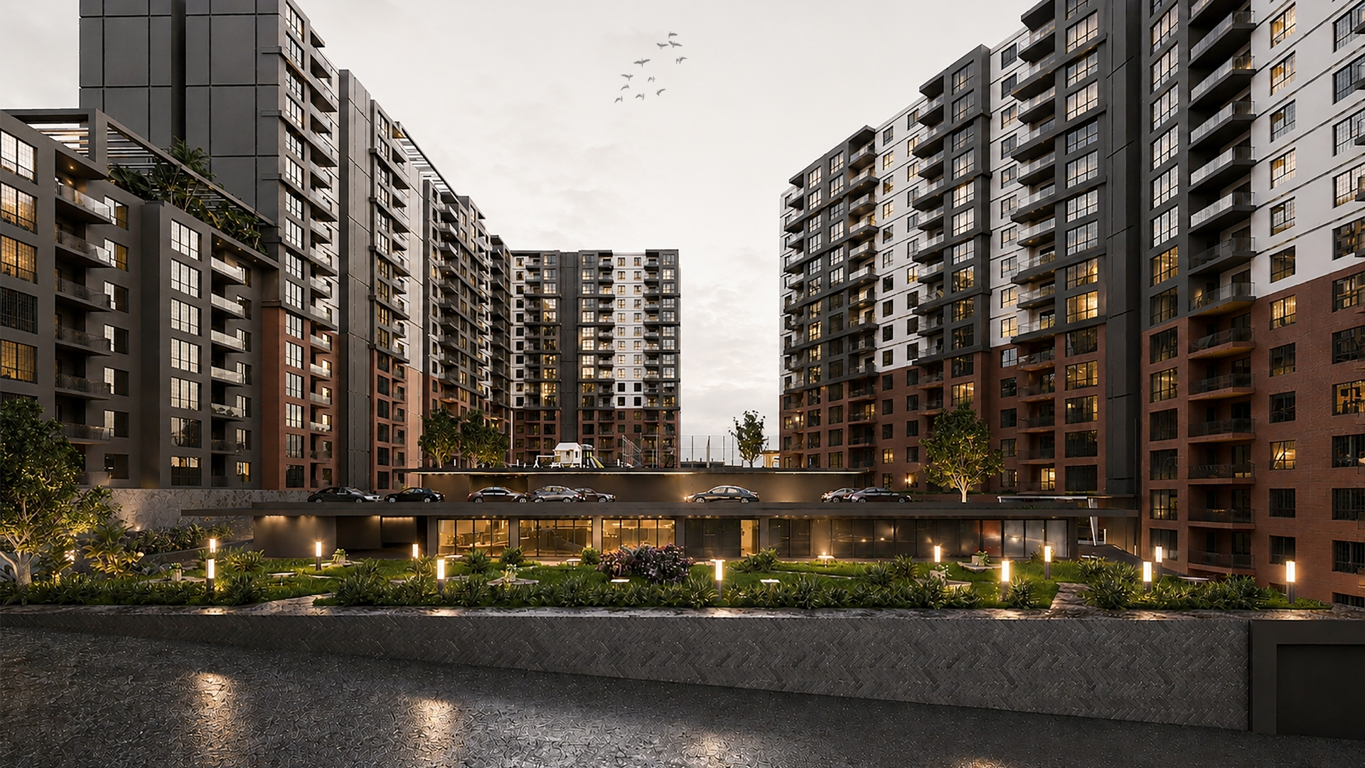 PANORAMA iç avlu ve blokları